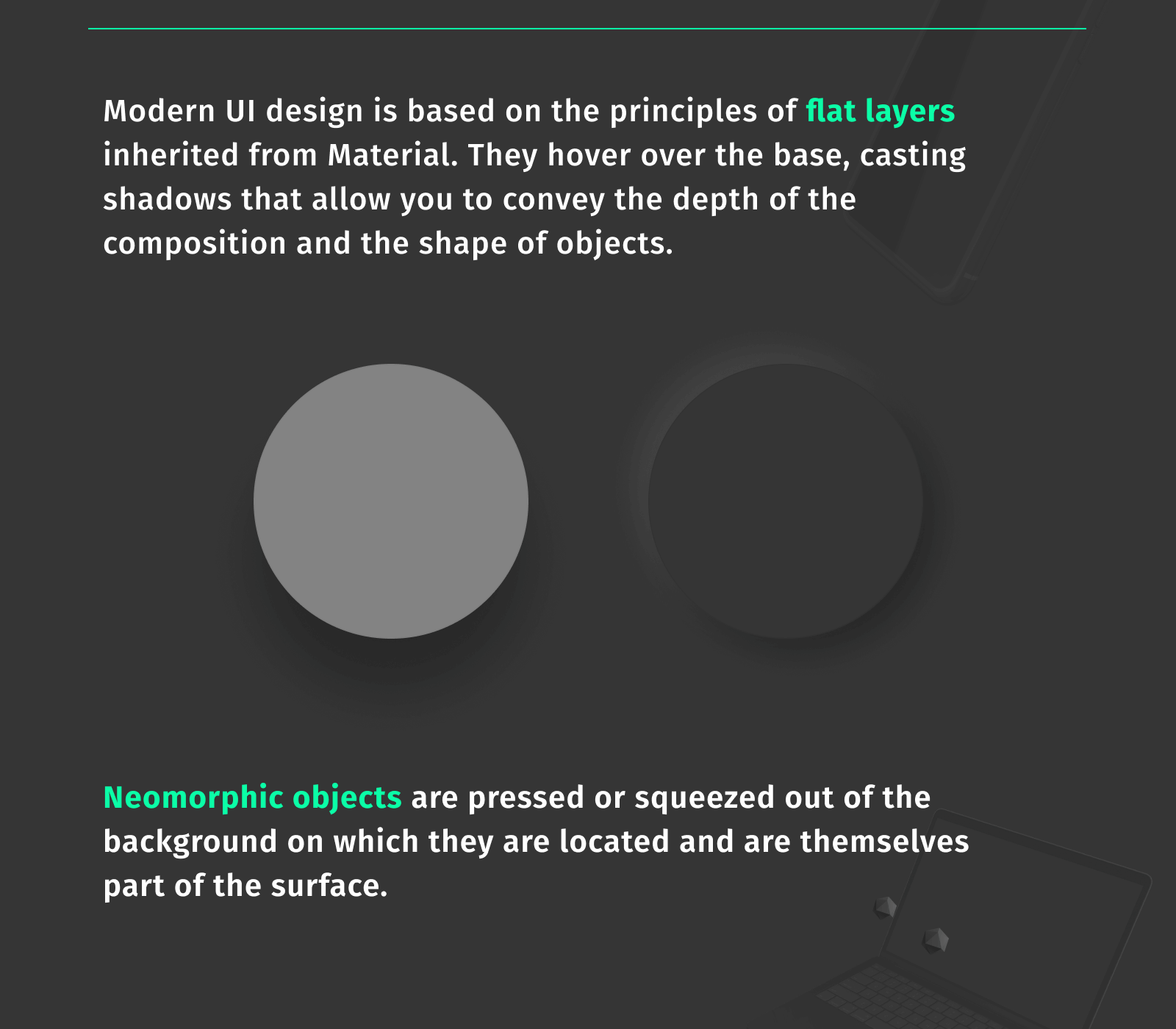 How to create neomorphic objects