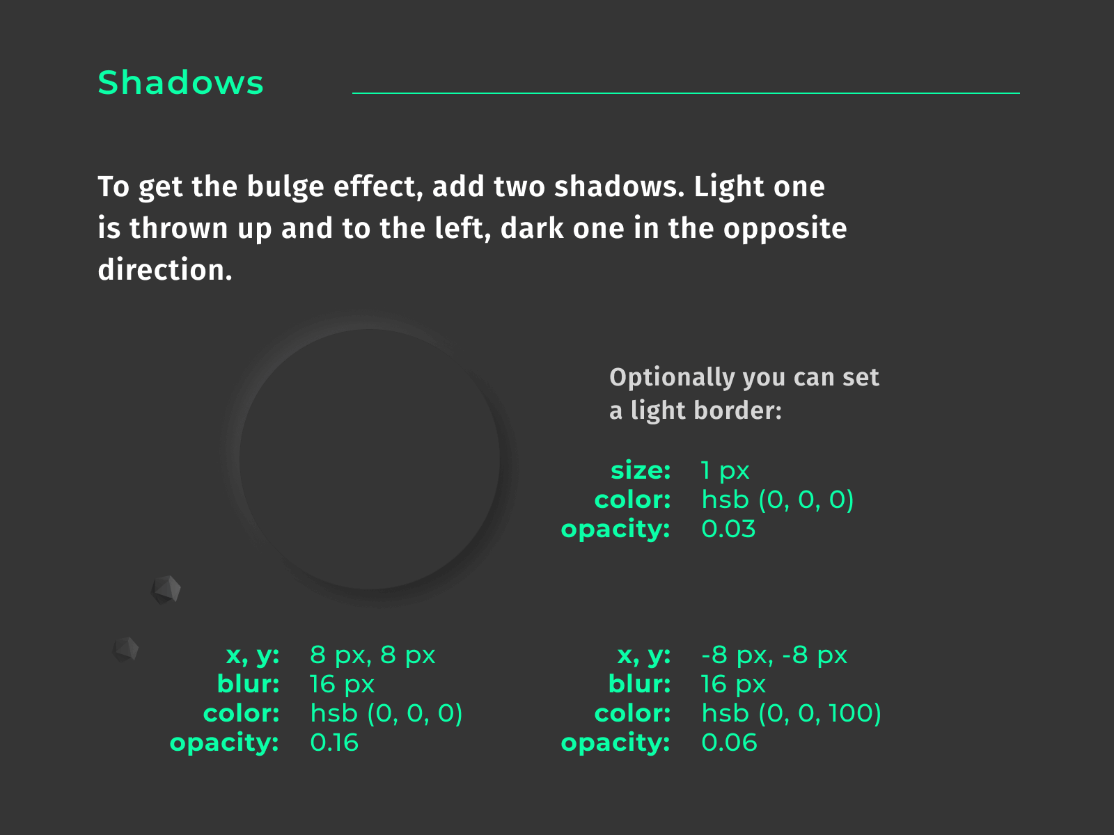 How to create neomorphic objects