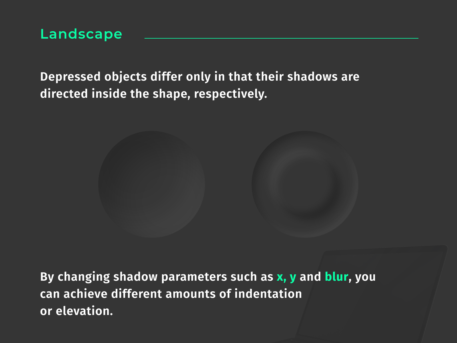 How to create neomorphic objects